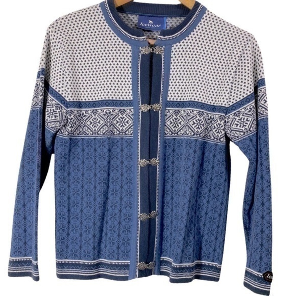Icewear Beautiful Nordic Cotton Cardigan Sweater Top size S